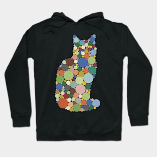 Cat Coloured Dots Hoodie